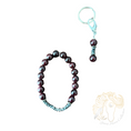 Load image into Gallery viewer, Root Chakra Bracelet-Bridle Charm Set

